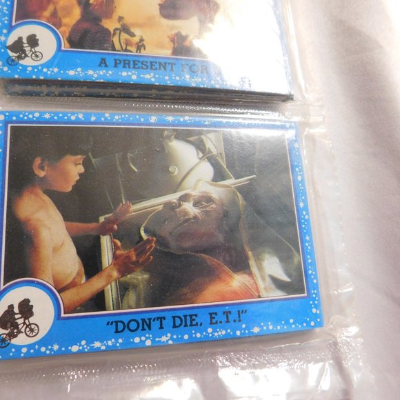 E.T. The Extra-Terrestrial Movie Photo Cards Topps Vintage - Picture 6 of 6